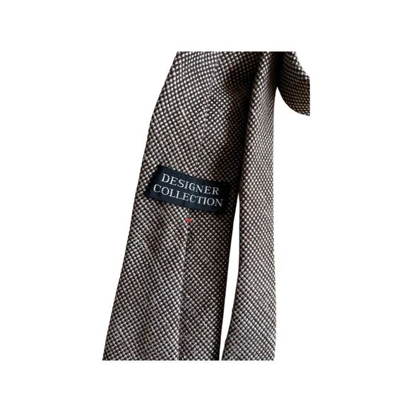 Vintage Designer Originals Brown Wool Necktie - Picture 3 of 3